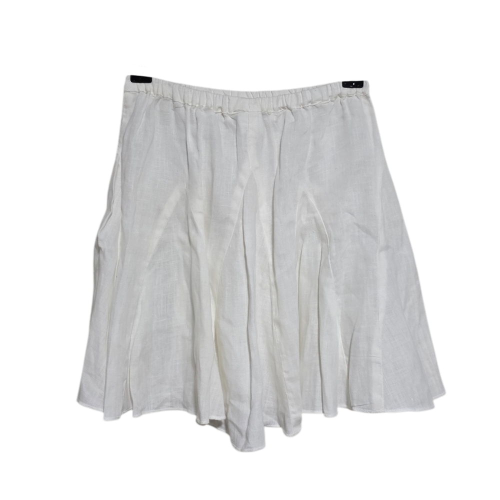 CP Shades for Seaside Linen Skirt in White Size 8